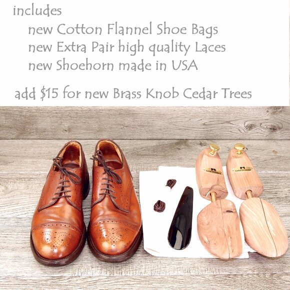 Allen Edmonds LEXINGTON Blucher 7.5 D Chestnut * add $15 new Cedar Trees main image 10